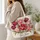 Colorful Tulip Garden Blooms for Spring Outings and Thoughtful Gifts for Her Quilted Tote Bag - 3