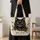 Black Cat Portrait With Amber And Blue Eyes For Cat Lover Gifts And Everyday Style Quilted Tote Bag - 4