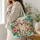 Tropical Chihuahua Trio With Plumeria for Island Days and Pet Lovers Quilted Tote Bag - 3