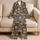 Cute Cartoon Dog Faces With Coral Bows For Cozy Bedtime Lounging And Dog Lover Gifts Satin Pajamas Set - 5