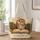Wise Owl Reading Among Antique Books for Cozy Library Days and Thoughtful Reader Gifts Quilted Tote Bag - 1