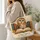 Wise Owl Reading Among Antique Books for Cozy Library Days and Thoughtful Reader Gifts Quilted Tote Bag - 3
