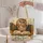 Wise Owl Reading Among Antique Books for Cozy Library Days and Thoughtful Reader Gifts Quilted Tote Bag - 5