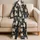 No Drama Llama Alpaca Sunglasses Cozy Nighttime Lounge Gift Idea For Women And Teens Satin Pajamas Set - 5