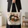 Christmas Sheep Family and Winter Lambs for Cozy Holiday Farmhouse Style Quilted Tote Bag - 4