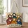 Colorful Whimsical Sheep for Farm Lovers, Cheerful Everyday Gift for Her Quilted Tote Bag - 1