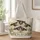 Five Cream Sheep and Meadow Wildflowers for Cottagecore Farm Days and Her Quilted Tote Bag - 1