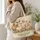 Whimsical Sheep and Lambs for Farmhouse Countryside Living Gift for Sheep Lovers Quilted Tote Bag - 3