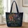 Midnight Iris Foxglove And Butterfly Garden For Evening Strolls And Nature Lovers Quilted Tote Bag - 1