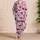 Leopard Bows And Lipstick Hearts For Glamorous Lounging And Romantic Gifts For Women Satin Pajamas Set - 4