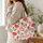 Colorful Tulip Garden Blooms for Springtime Outings and Thoughtful Gifts for Her Quilted Tote Bag - 3
