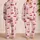 Cherry Bow Fruit Motif for Romantic Lounging and Cozy Bedtime Style for Women, Girls Satin Pajamas Set - 2