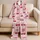 Cherry Bow Fruit Motif for Romantic Lounging and Cozy Bedtime Style for Women, Girls Satin Pajamas Set - 5