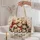 Festive Christmas Sheep Family with Holly for Holiday Gifting and Farm Animal Lovers Quilted Tote Bag - 5