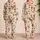 Vintage Santa Strawberry Candy Cane Christmas Holiday Gift for Women Festive Cheer Satin Pajamas Set - 2