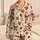 Vintage Santa Strawberry Candy Cane Christmas Holiday Gift for Women Festive Cheer Satin Pajamas Set - 1