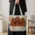 Three Irish Red Setters with Garden Flowers for Dog Lover Gifts and Everyday Style Quilted Tote Bag - 4