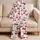 Cherry Bow Heart Outfit for Cozy Days, Travel, Vacation and Everyday Wear, Children Satin Pajamas Set - 5