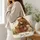 Woodland Bear Family With Four Cubs In Autumn Forest Gift For Nature Loving Women Quilted Tote Bag - 3