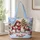 Christmas Penguin Family Celebrating Winter Holidays with Gifts for Penguin Lovers Quilted Tote Bag - 1