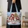 Christmas Penguin Family Celebrating Winter Holidays with Gifts for Penguin Lovers Quilted Tote Bag - 4