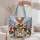 Reindeer and Penguin Christmas Cheer for Cozy Winter Holiday Gift Giving for Her Quilted Tote Bag - 5