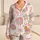 Colorful Seashells, Starfish And Bows For Coastal Summer Lounging And Playtime Girls Satin Pajamas Set - 1