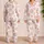 Colorful Seashells, Starfish And Bows For Coastal Summer Lounging And Playtime Girls Satin Pajamas Set - 2