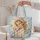 Victorian Blonde Girl Bunny Ears Portrait for Easter Celebrations and Springtime Gifting Quilted Tote Bag - 5