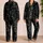 Black Cat Line Art Cozy Lounge Set For Sleepovers, Holidays, And Everyday Comfort Gift Satin Pajamas Set - 2