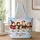 Festive Christmas Hens in Santa Hats for Winter Farm Holiday Cheer Quilted Tote Bag - 1