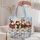 Festive Christmas Hens in Santa Hats for Winter Farm Holiday Cheer Quilted Tote Bag - 5