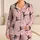 Blush Ballet Dancer Silhouettes for Dance Practice, Bedtime and Gifts for Young Girls Satin Pajamas Set - 1