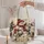 Snowman and Three Lambs in Christmas Hats for Cozy Winter Holiday Cheer Quilted Tote Bag - 5