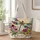 Teal and Gold Dragonfly with Wildflowers for Garden Days and Nature Lovers Gift Idea Quilted Tote Bag - 1