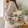 Teal and Gold Dragonfly with Wildflowers for Garden Days and Nature Lovers Gift Idea Quilted Tote Bag - 3