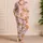 Cute Capybara Floral Sleepwear For Cozy Lounging, Summer Bedtime, And Girls At Home Satin Pajamas Set - 4