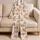 Cute Capybara Fairy Tea Party Lounge Gift For Women And Girls, Cozy Home Comfort Satin Pajamas Set - 5