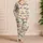 Vintage Sardines Red Lettering Coastal Fish Motif For Relaxed Lounging And Parties Satin Pajamas Set - 4