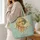 Art Nouveau Celestial Moon And Dripping Sun For Bohemian Stargazers And Night Dreamers Quilted Tote Bag - 3