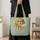 Art Nouveau Celestial Moon And Dripping Sun For Bohemian Stargazers And Night Dreamers Quilted Tote Bag - 4