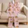 Cute Capybara Pink Star Loungewear for Playtime and Vacation Days for Young Children Satin Pajamas Set - 5