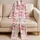Pink Cowboy Boots, Stars And Dice Western Style For Girls’ Daily Wear And Vacations Satin Pajamas Set - 5