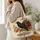 Crow And Pumpkin Autumn Botanicals For Halloween Gifting And Fall Outings Quilted Tote Bag - 3
