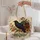 Crow And Pumpkin Autumn Botanicals For Halloween Gifting And Fall Outings Quilted Tote Bag - 5