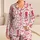 Pink Rodeo Boots Horseshoes And Cacti For Cozy Western Nights Girls Birthday Gift Satin Pajamas Set - 1