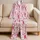Pink Rodeo Boots Horseshoes And Cacti For Cozy Western Nights Girls Birthday Gift Satin Pajamas Set - 5