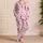 Pink Rodeo Boots Horseshoes And Cacti For Cozy Western Nights Girls Birthday Gift Satin Pajamas Set - 4