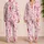Pink Rodeo Boots Horseshoes And Cacti For Cozy Western Nights Girls Birthday Gift Satin Pajamas Set - 2