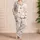 Cute Puppy Hearts And Bows For Cozy Bedtime Lounging And Weekend Sleepovers, Kids Satin Pajamas Set - 4